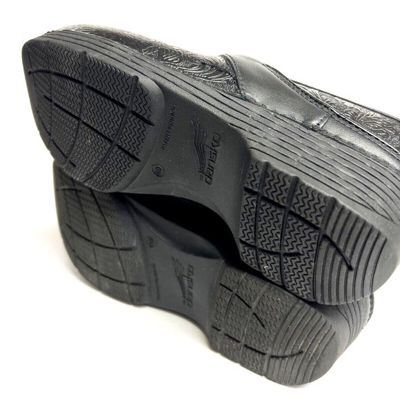 Dansko Womens Professional Tooled Clog Black EU40 M US9.5-10 - Picture 5 of 6